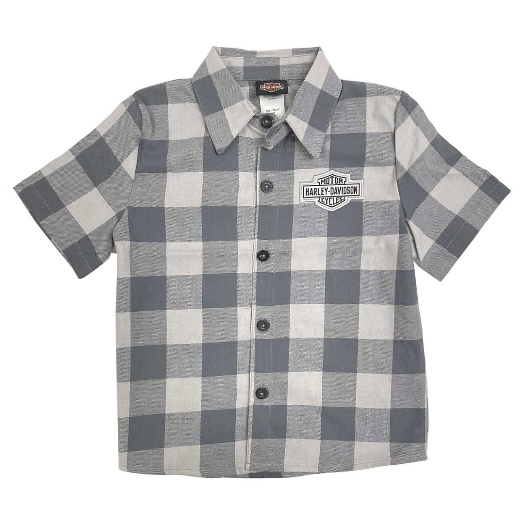 Harley-Davidson Boys Plaid Shirt