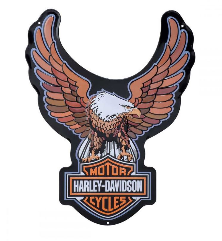 Harley-Davidson Bar & Shield Eagle Tin Sign