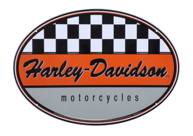 Harley-Davidson Racing Oval Tin Sign