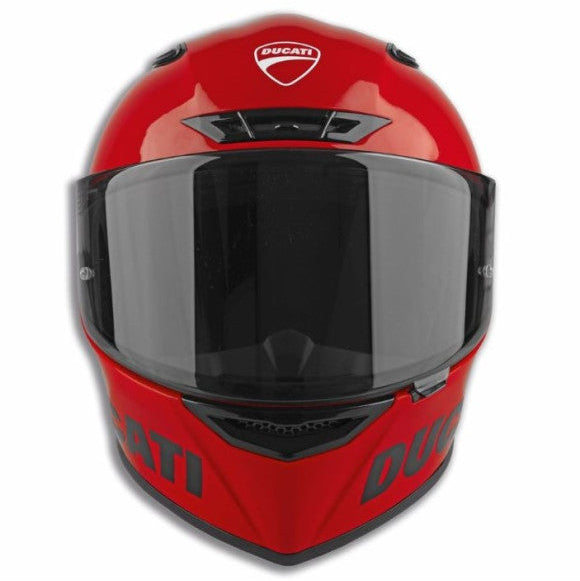 Ducati Logo Full Face Glossy Red Helmet