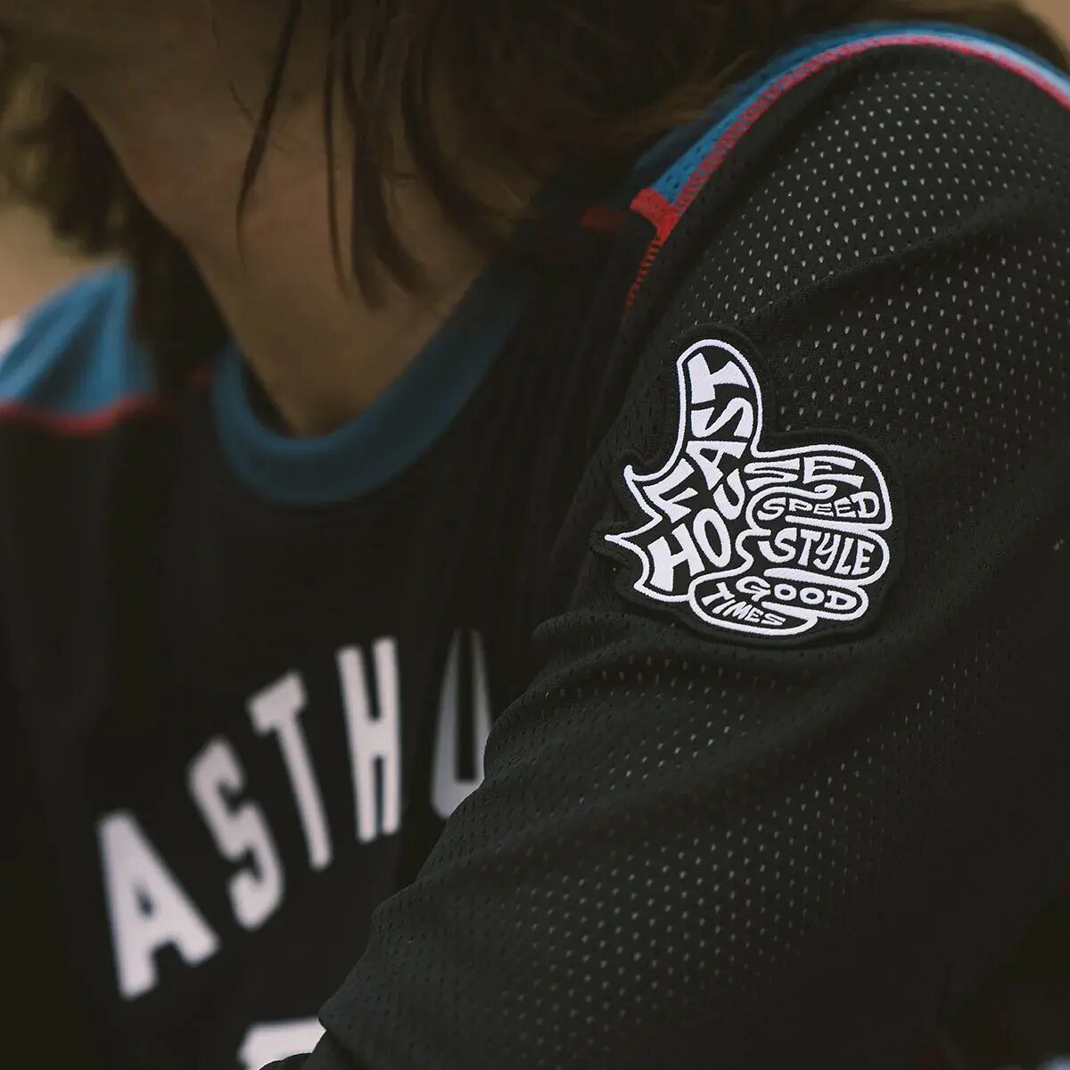 Fasthouse Grindhouse Air-Cooled Club MX Jersey - Black/Teal