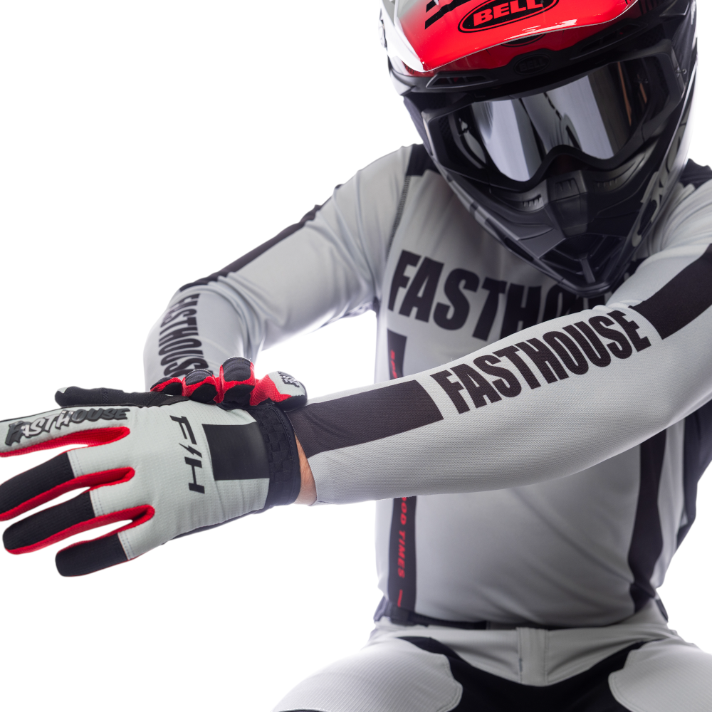 Fasthouse 2025 Elrod Storm Jersey - Fog/Black