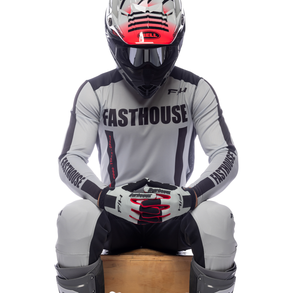 Fasthouse 2025 Elrod Storm Jersey - Fog/Black