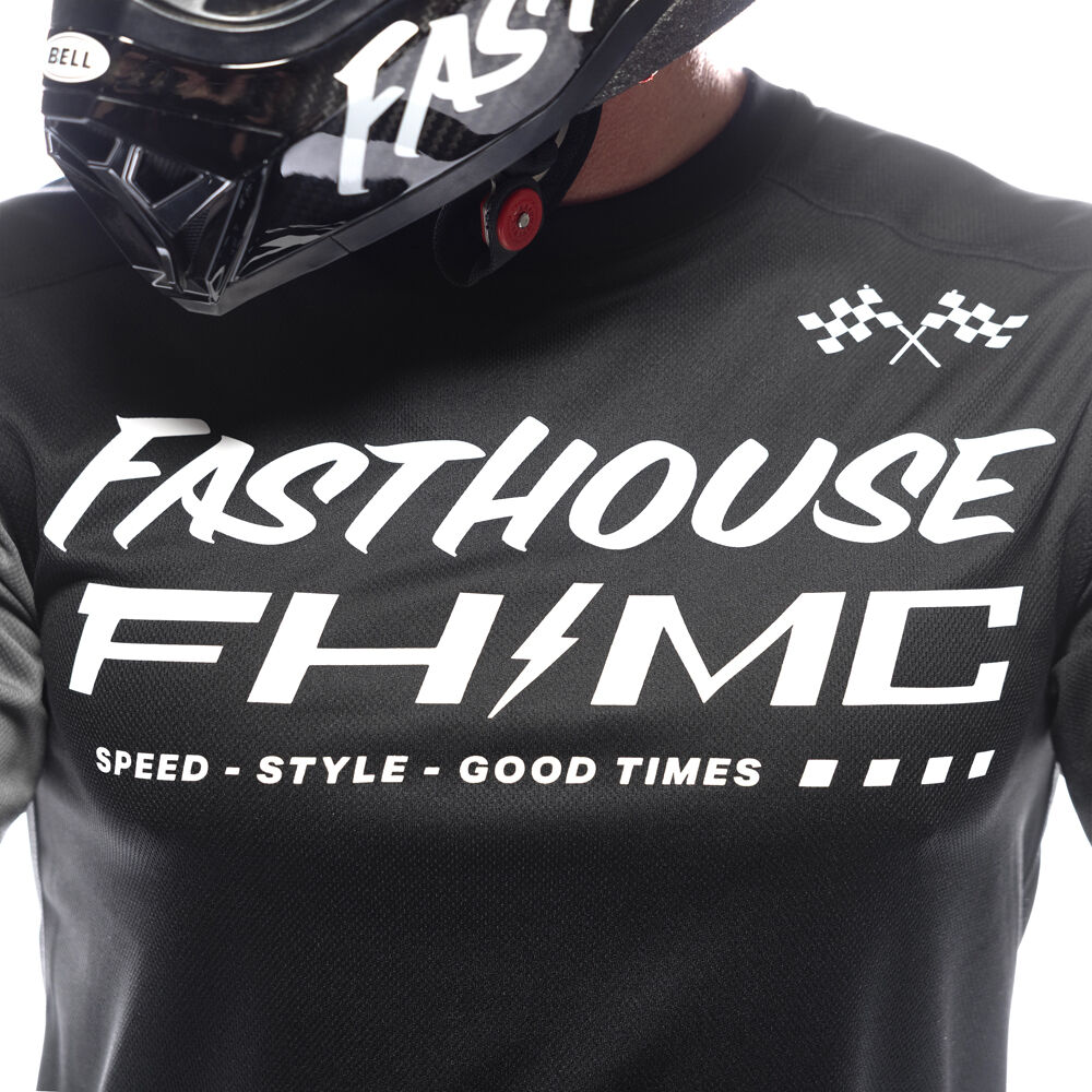 Fasthouse 2025 Carbon Method Jersey - Black/Grey
