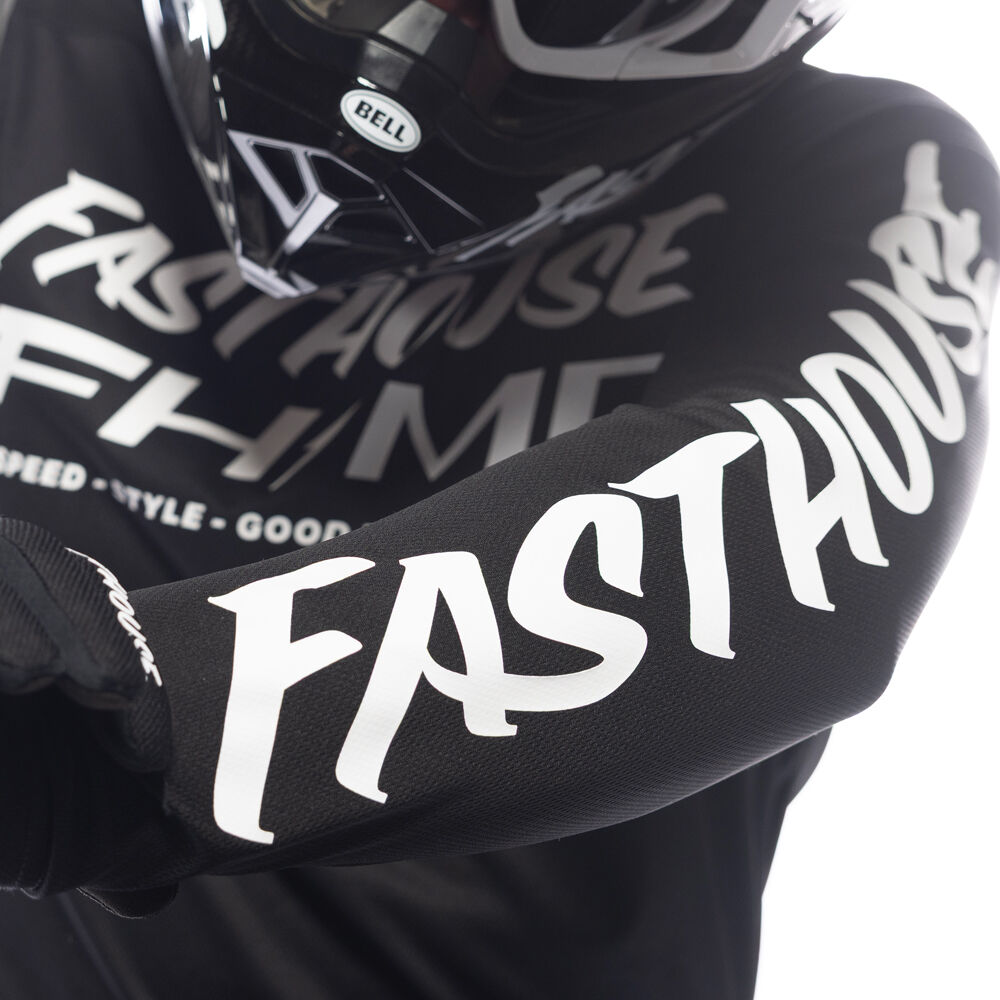 Fasthouse 2025 Carbon Method Jersey - Black/Grey