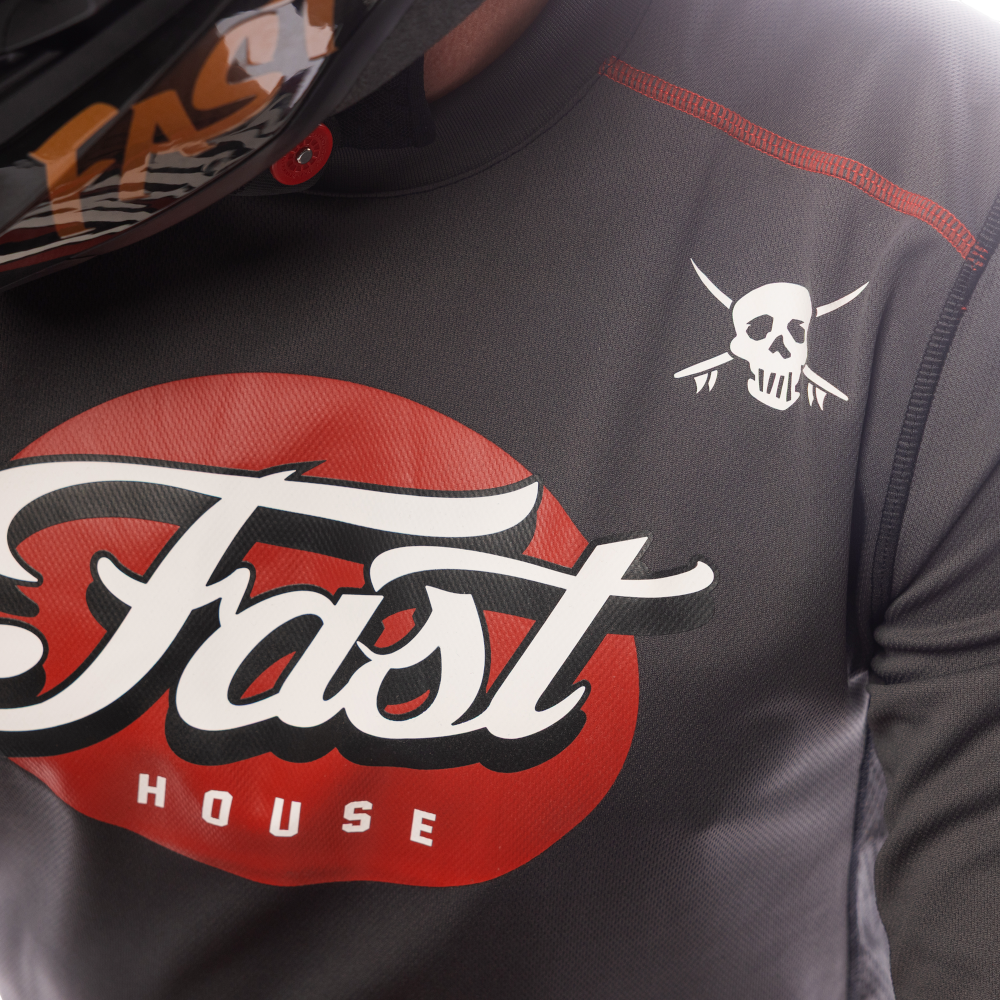 Fasthouse 2025 Sanguaro Tasker Jersey  - Charcoal