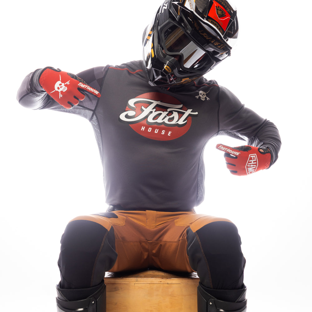 Fasthouse 2025 Sanguaro Tasker Jersey  - Charcoal
