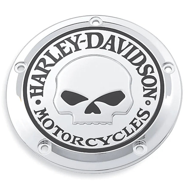 Harley-Davidson Willie G Skull Derby Cover - Chrome