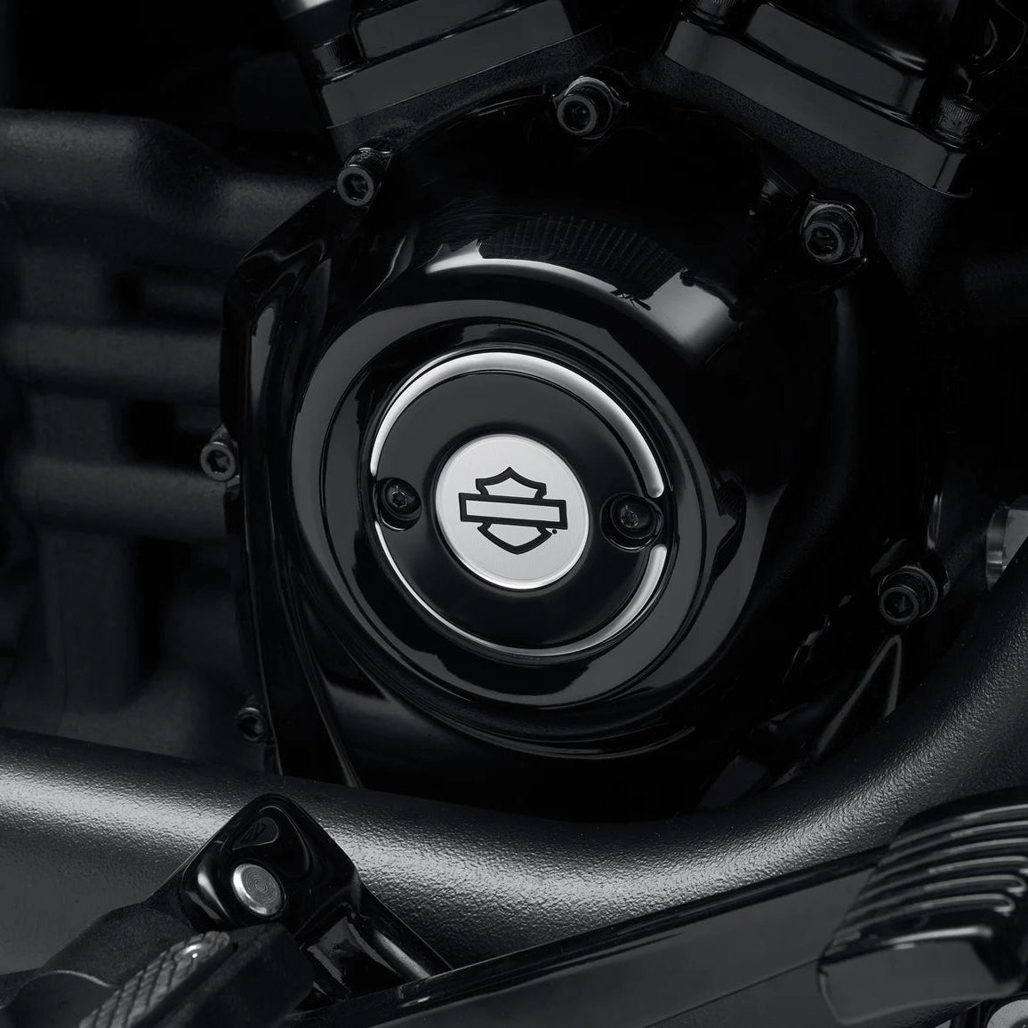 Harley-Davidson Empire Timer Cover - Black Finish