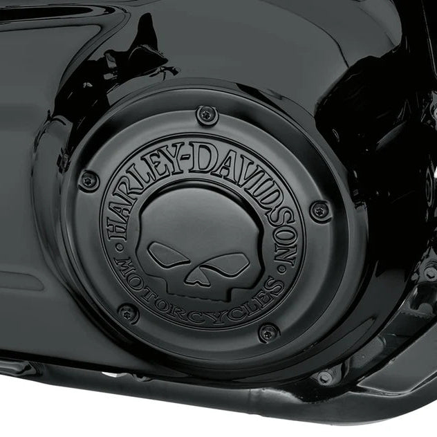 Harley-Davidson Willie G Skull Derby Cover - Black