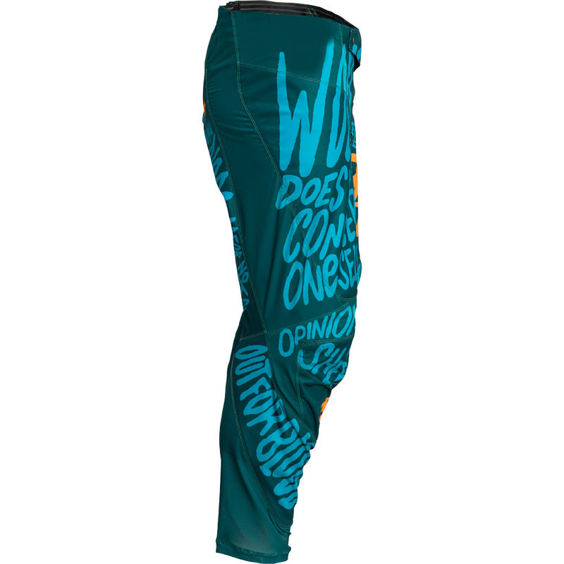 Thor Kids' Pulse Pants - Teal/Tangerine