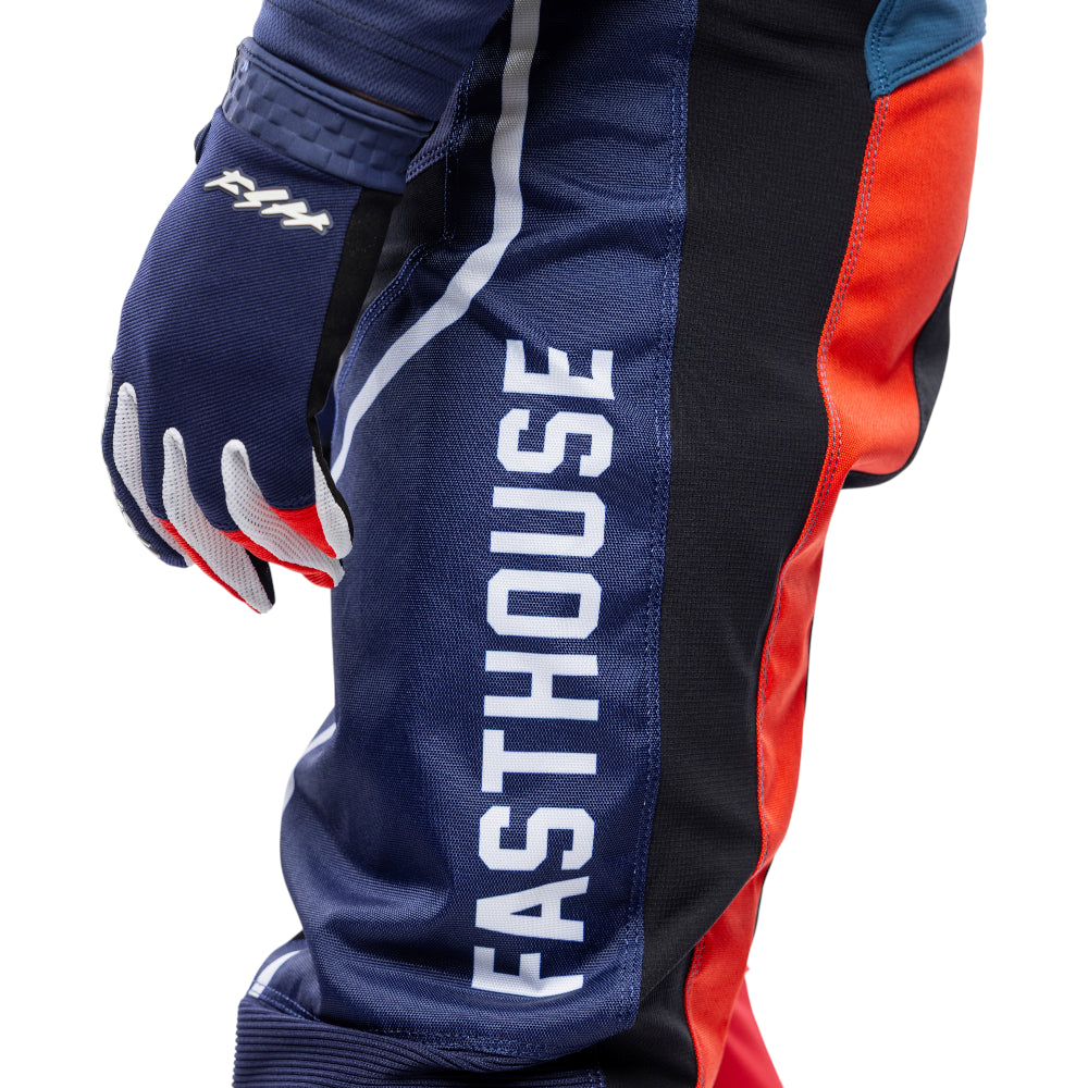 Fasthouse 2025 Grindhouse Hudson Pants - Blue/Red