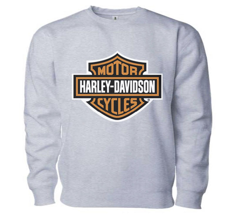 V-Twins x Harley-Davidson B&S Grey Crew Sweatshirt