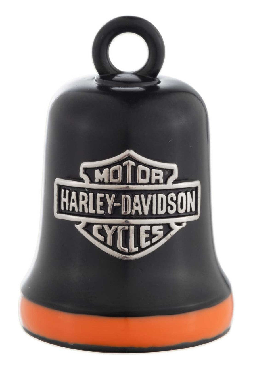 Harley-Davidson Engraved B&S Orange Stripe Ride Bell