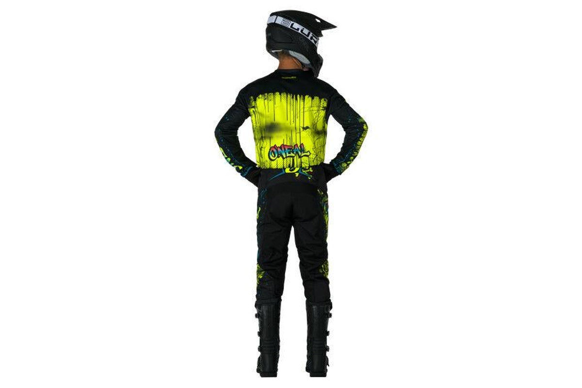 Oneal 2026 Youth Element Jersey Rancid- Black/Neon Yellow