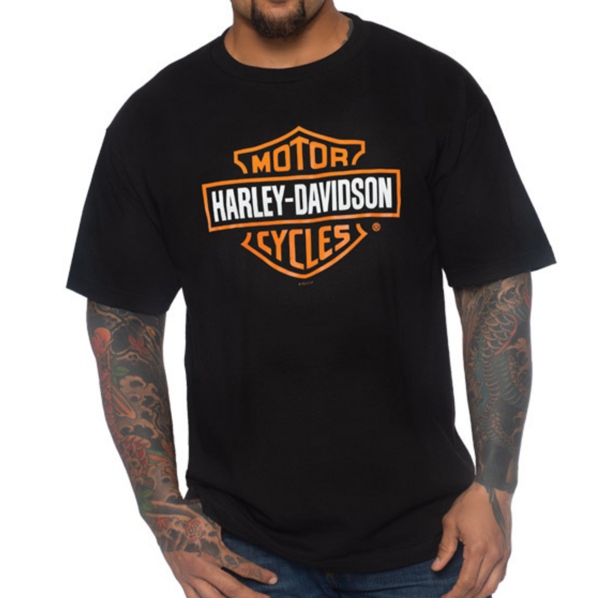 【Harley-Davidson】SS VJ B&S 半袖 Tシャツ ユニセックス V-Twins x Harley-Davidson Men's Classic B&S T-Shirt – V