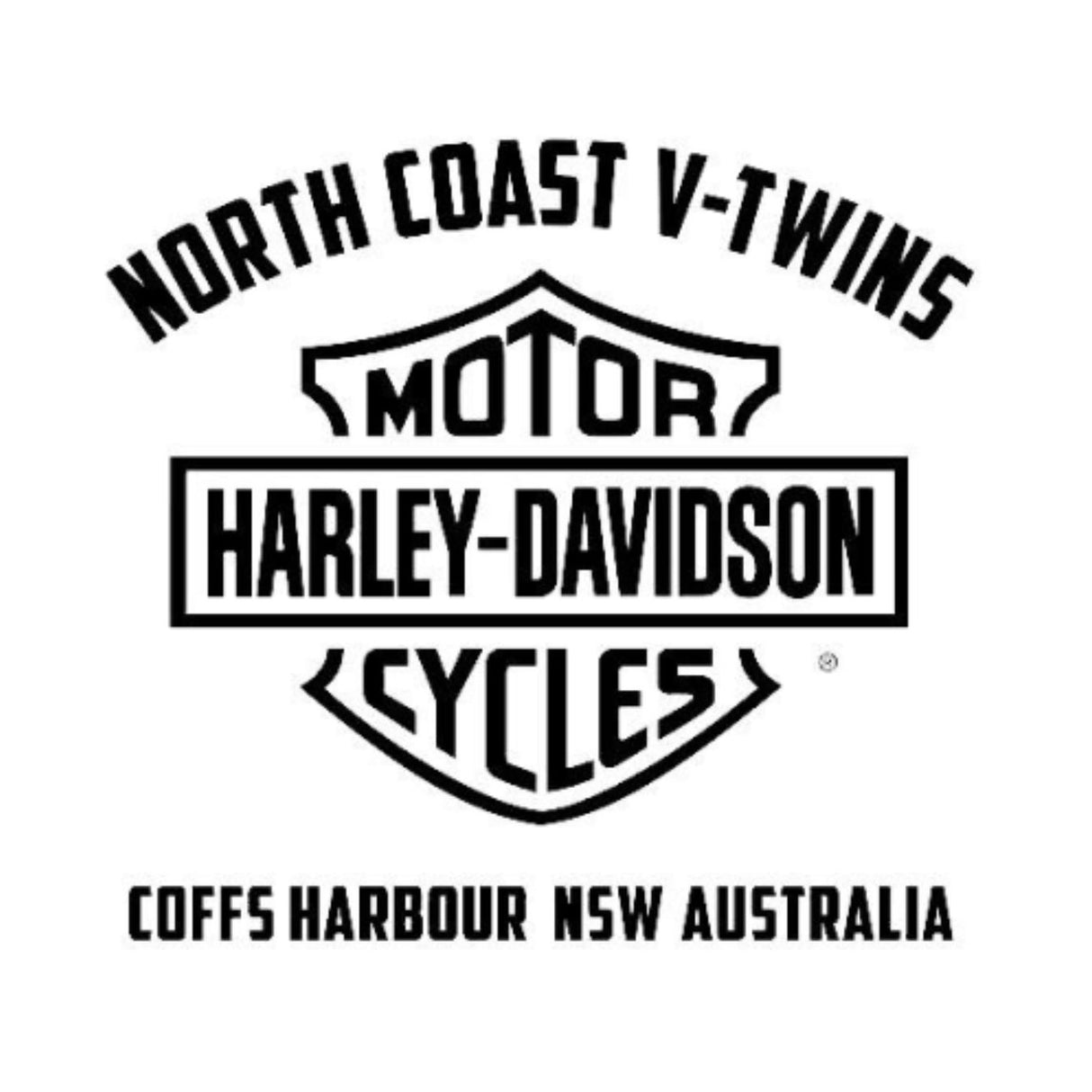 V-Twins x Harley-Davidson Men's Classic B&S T-Shirt - White