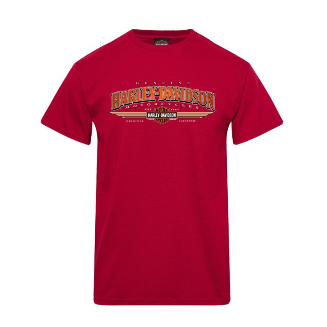 V-Twins x Harley-Davidson Men's Encounter T-Shirt - Cardinal Red