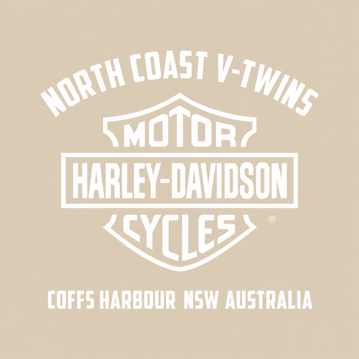 V-Twins x Harley-Davidson Men's Whip T-Shirt - Sand