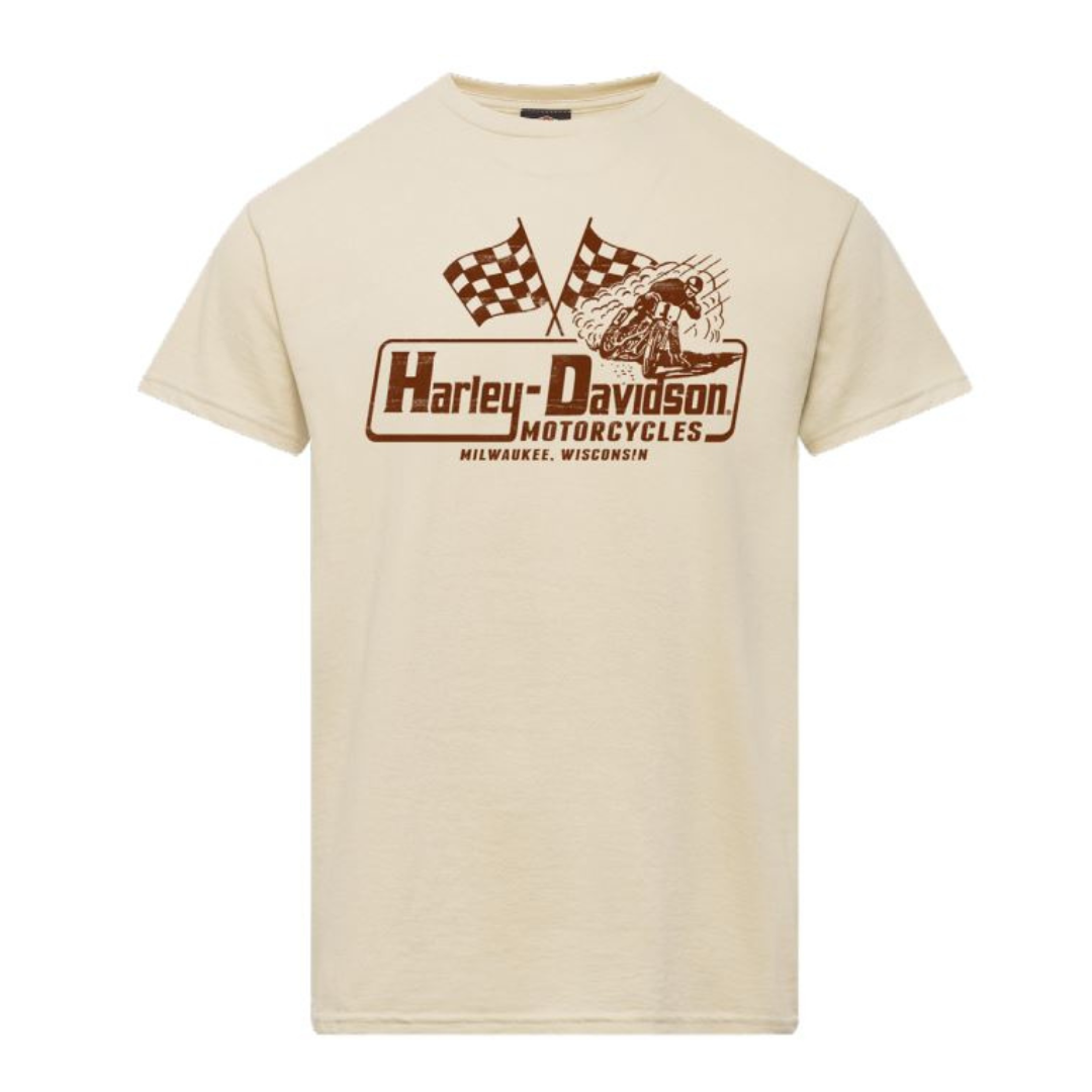 V-Twins x Harley-Davidson Men's Whip T-Shirt - Sand