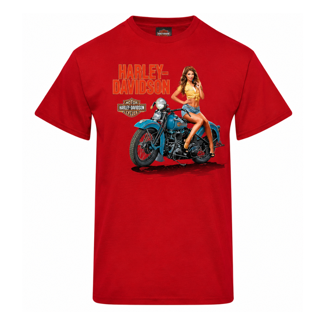 V-Twins x Harley-Davidson Men's Sunny T-Shirt - Cardinal Red