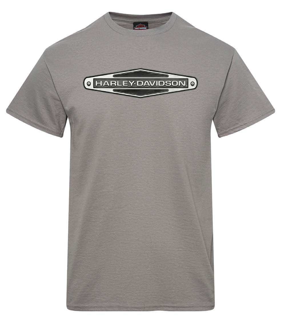 V-Twins x Harley-Davidson Shovelhead T-Shirt - Gravel