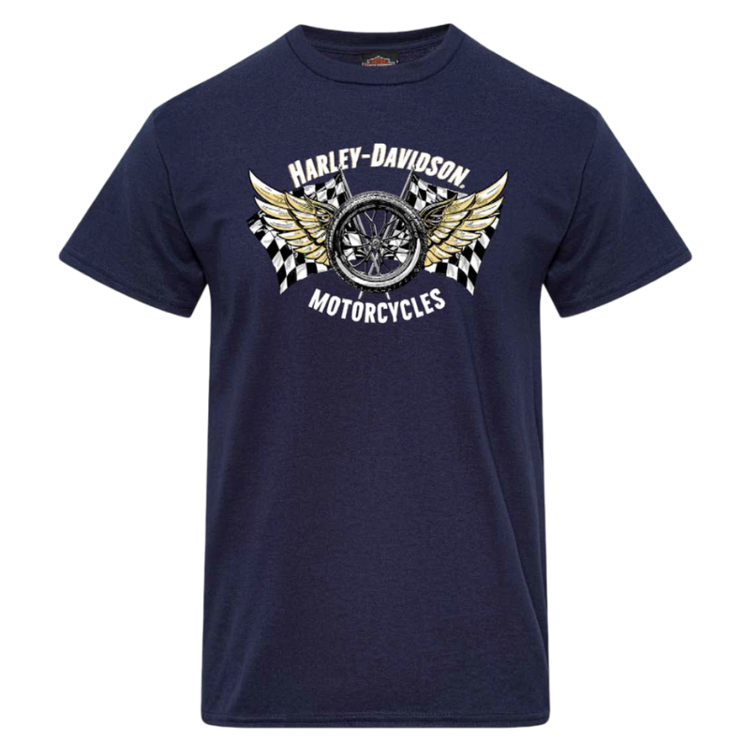 V-Twins x Harley-Davidson Mercury T-Shirt - Navy
