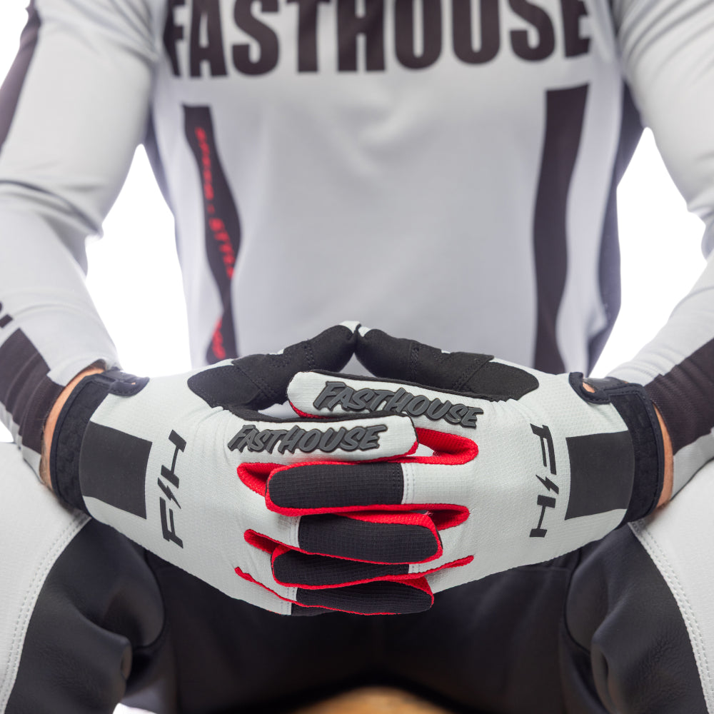 Fasthouse 2025 Elrod Storm Gloves - Fog/Black