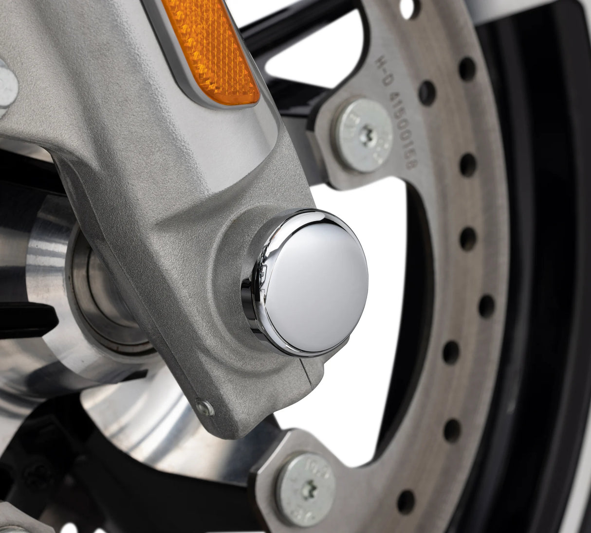 Harley-Davidson Chrome Front Axle Nut Covers