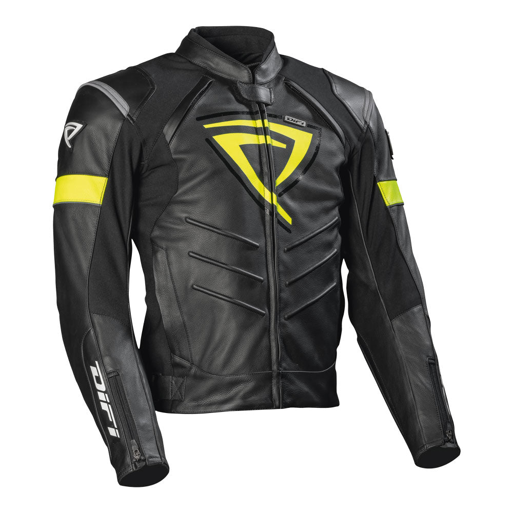 Difi Men's Monza Jacket - Black/Yellow