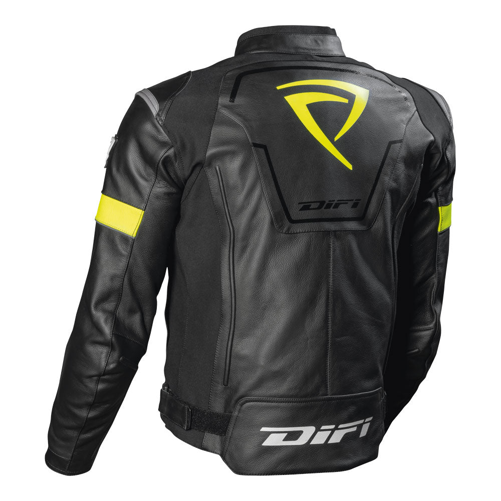 Difi Men's Monza Jacket - Black/Yellow
