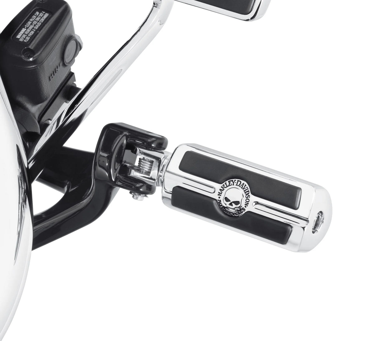 Harley-Davidson Willie G Skull Rider Footpegs - Chrome