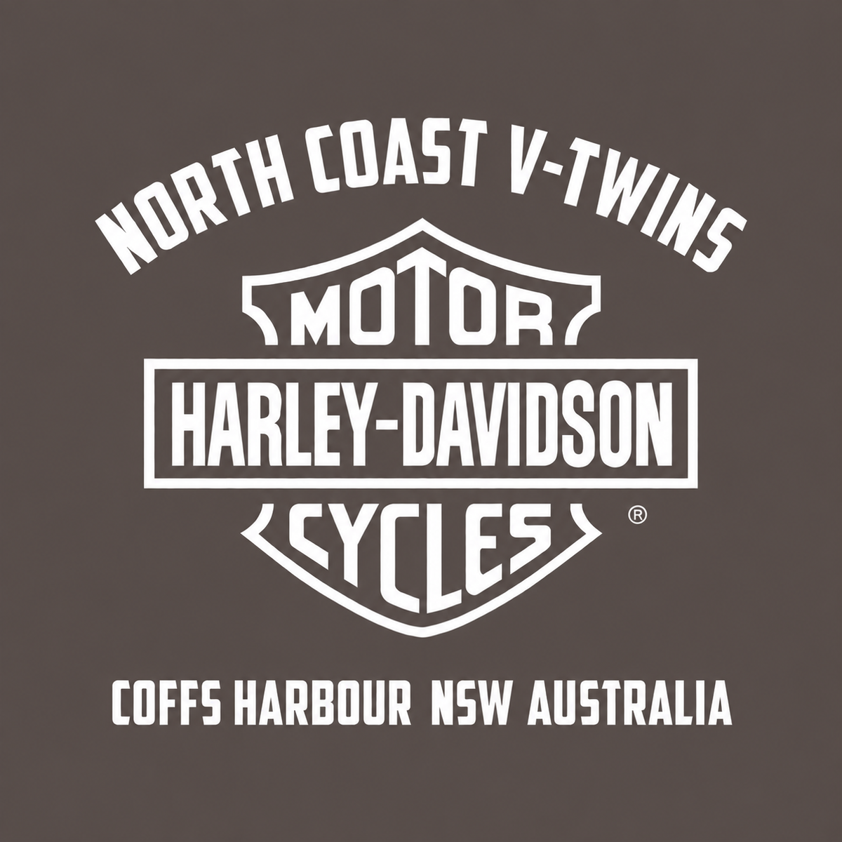 V-Twins x Harley-Davidson Men's Electric T-Shirt - Charcoal