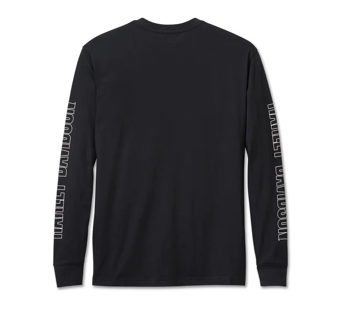 Harely-Davidson Men's Bar & Shield Long Sleeve Pajama Set