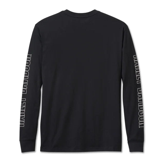 Harely-Davidson Men's Bar & Shield Long Sleeve Pajama Set