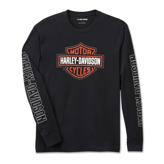 Harely-Davidson Men's Bar & Shield Long Sleeve Pajama Set