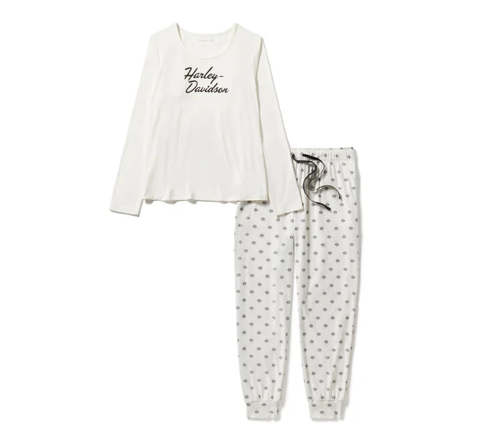 Harley-Davidson Women's Long Sleeve Pajama Set