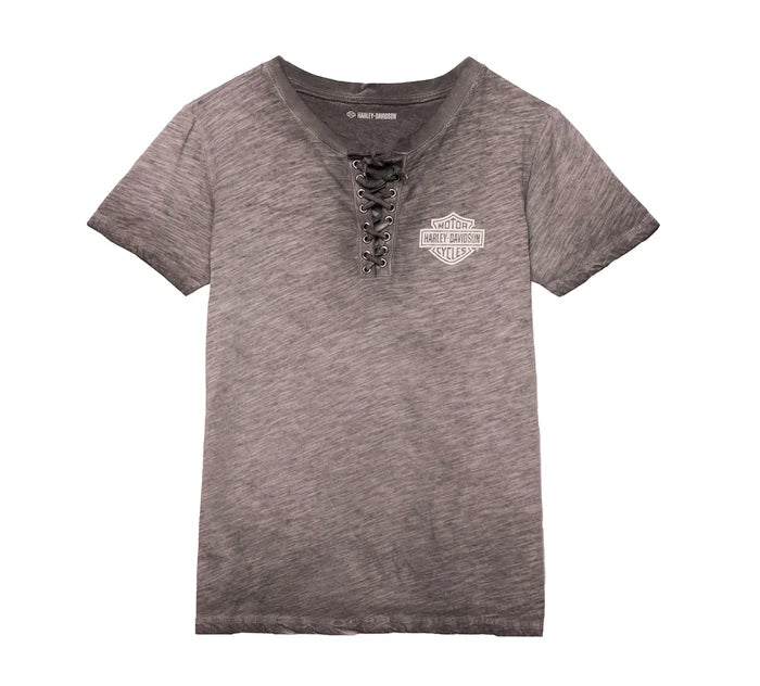 Harley-Davidson Women's Throttle Lace-up T-Shirt