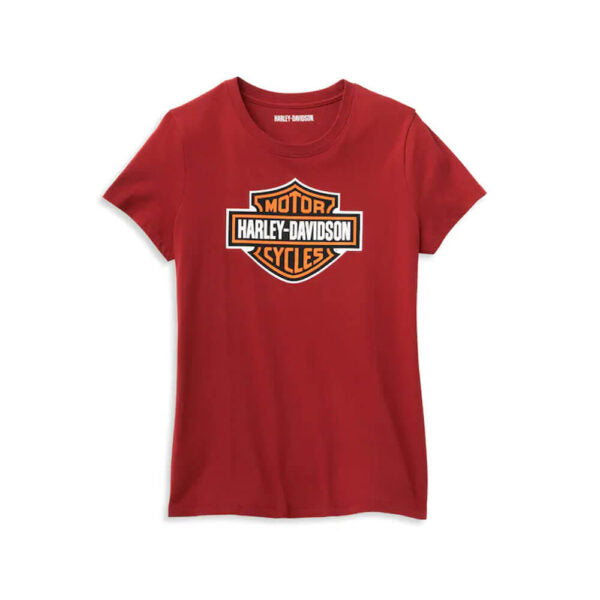 Harley-Davidson Women’s Bar & Shield Graphic Red T-Shirt