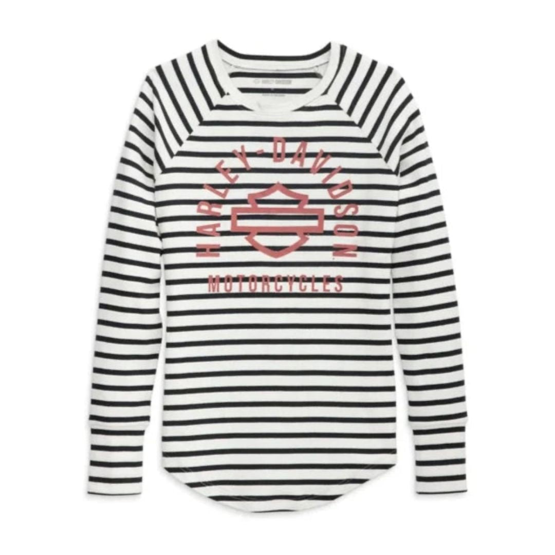Harley-Davidson Women's Genuine Striped Long Sleeve Tee