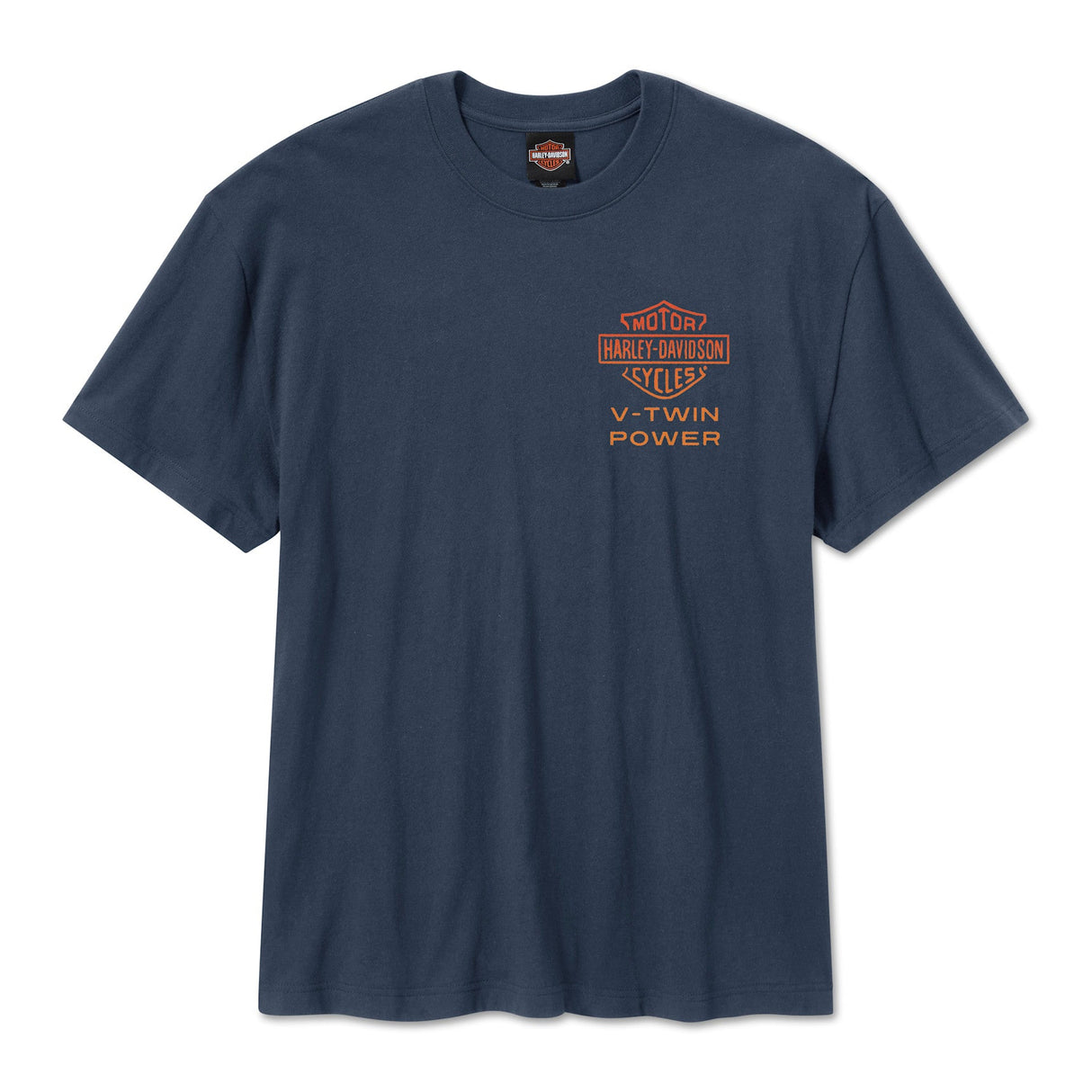 Harley-Davidson Men's Engine Twins T-Shirt - Blue