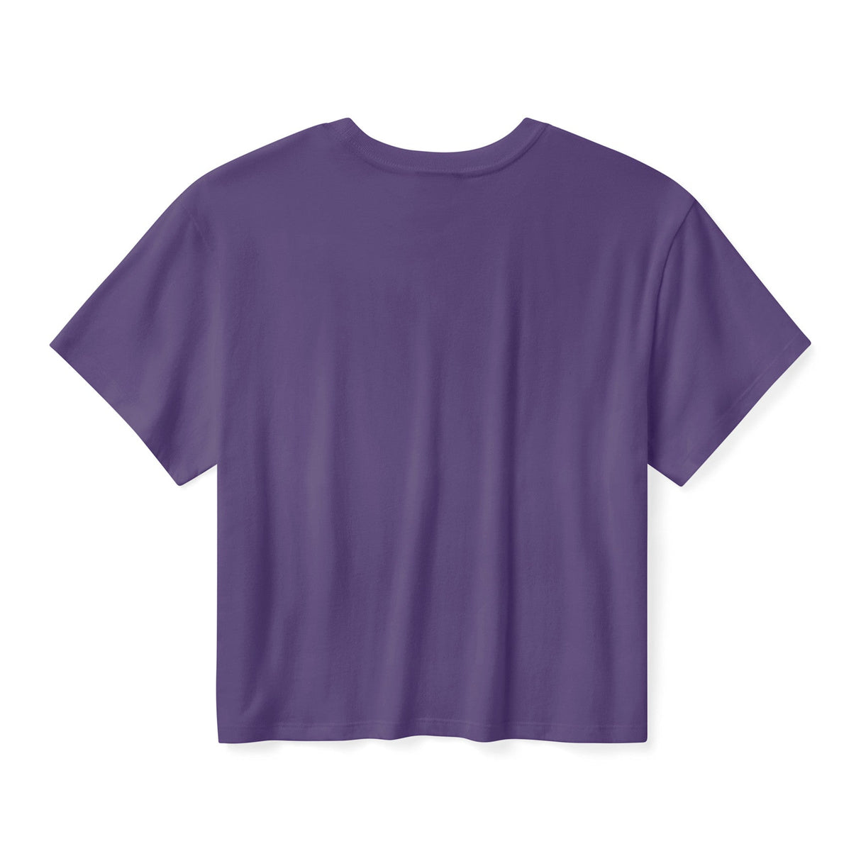 Purple t-shirt on a white background