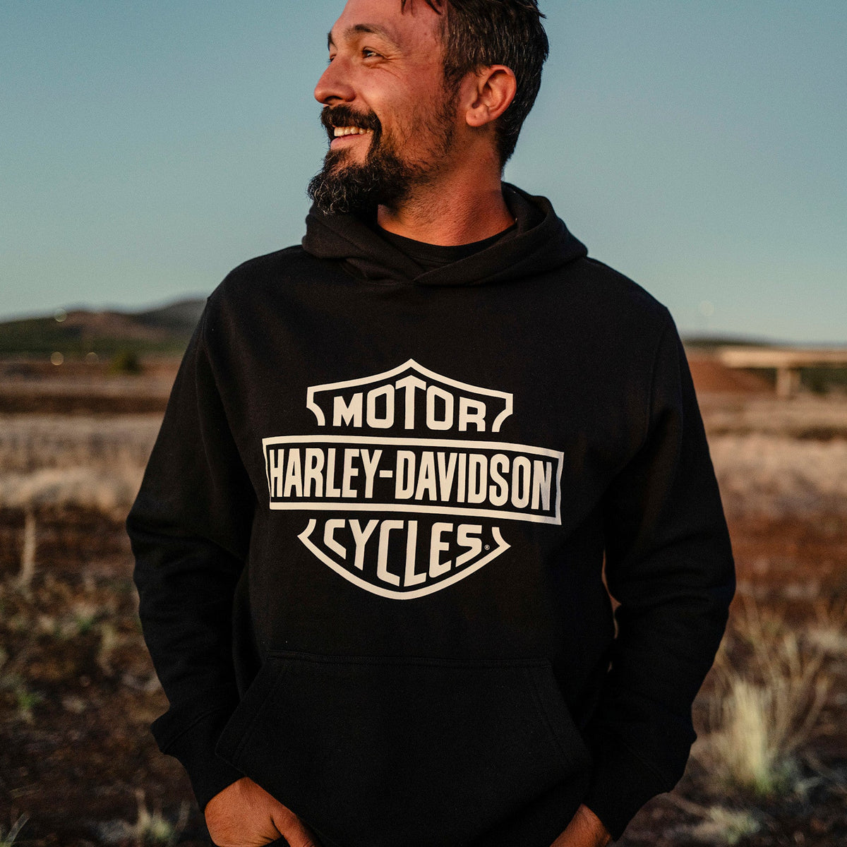 Harley-Davidson Men's Standard Bar & Shield Pullover Hoodie