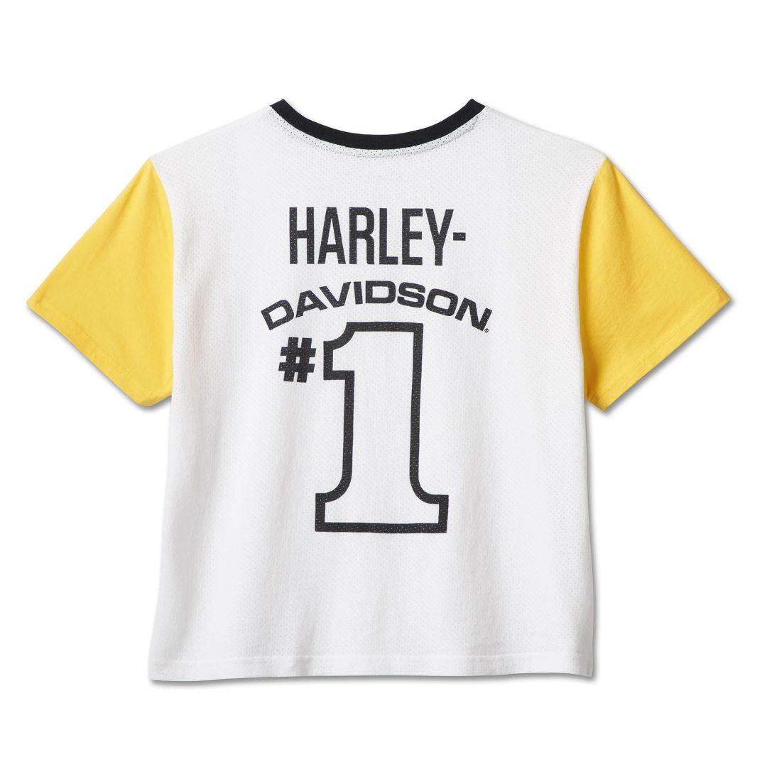 Harley-Davidson Women's Cropped #1 Racing Boxy Tee