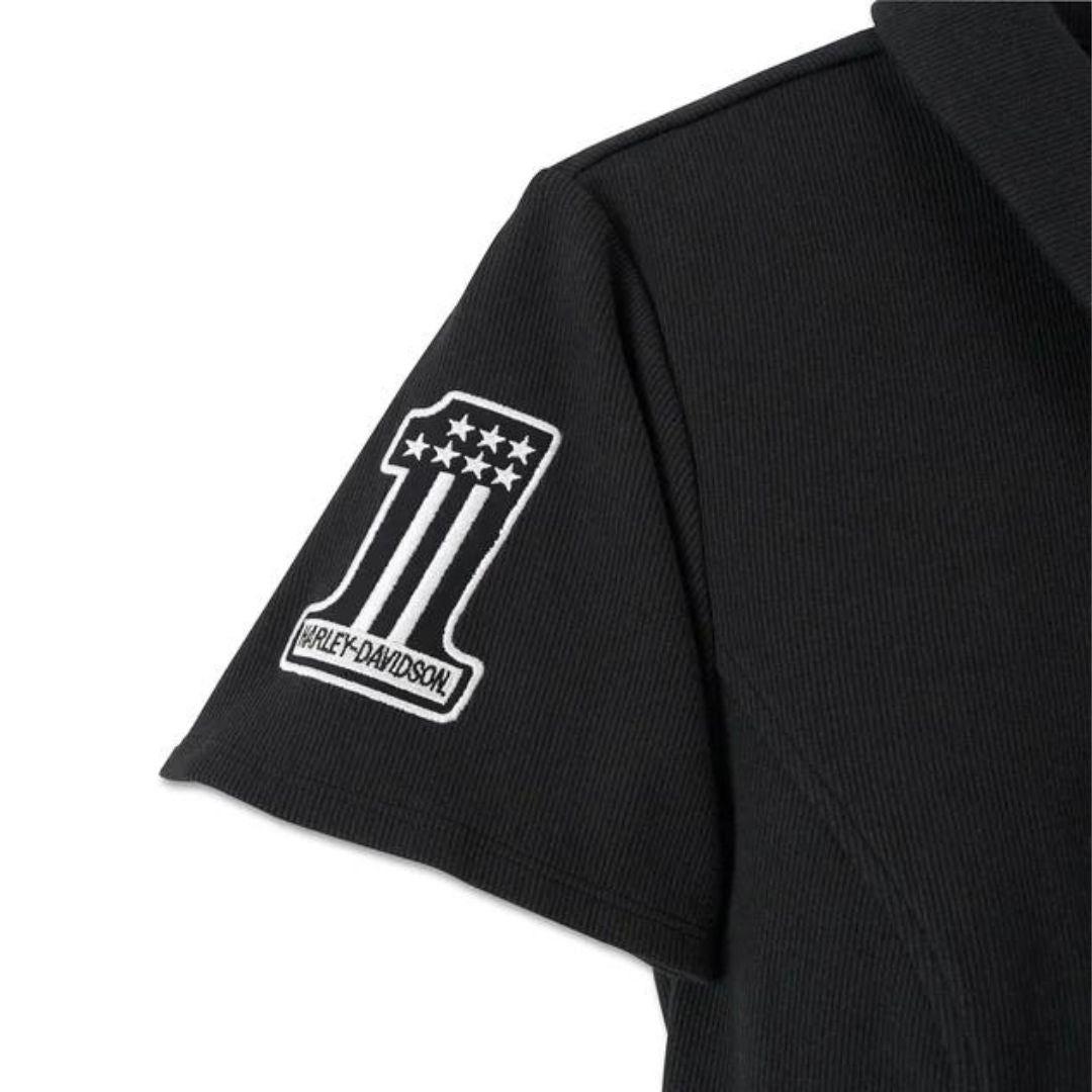 Harley-Davidson Women's #1 Racing Zip Front Top