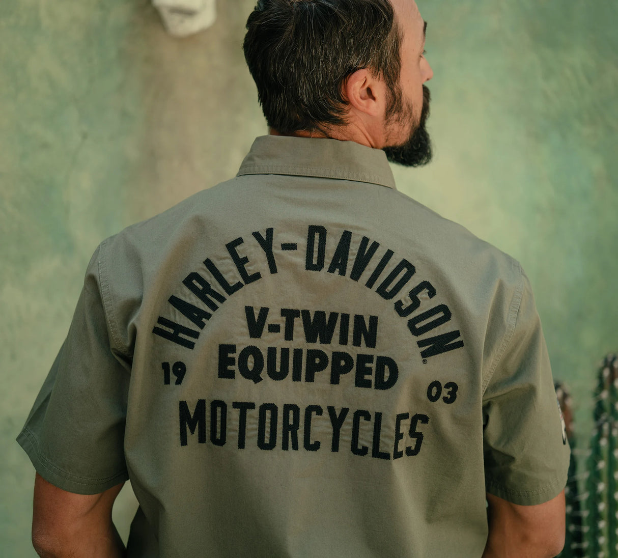 Harley-Davidson Men's V-Twin Equipped Solid Mechanics Shirt