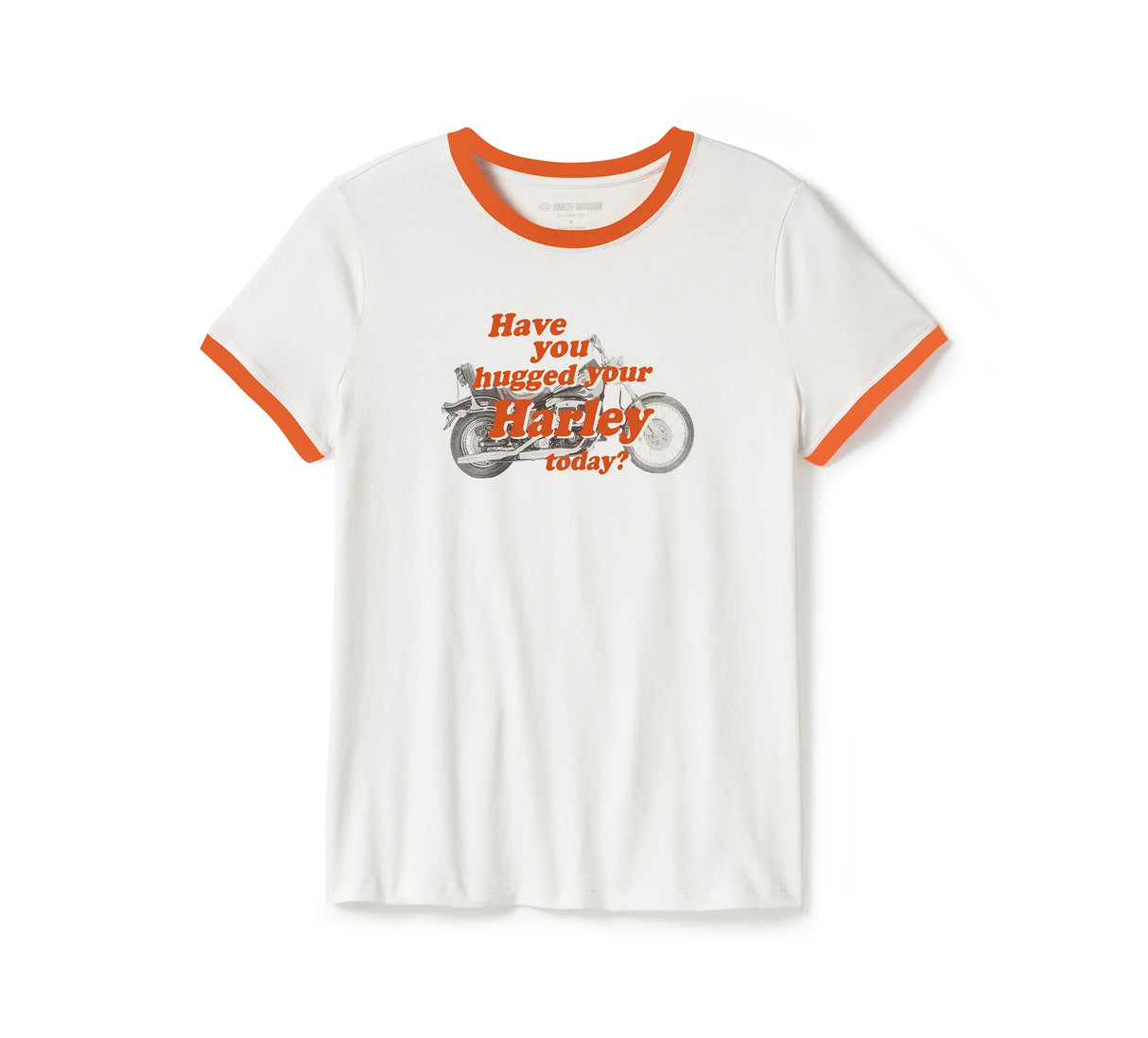 Harley-Davidson Women's Hug A Harley Ringer Tee