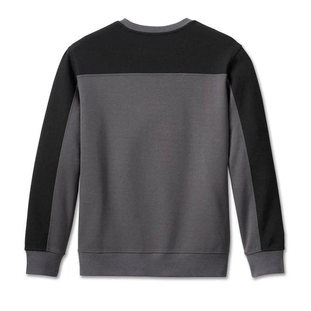 Harley-Davidson Men's Knit Sweatshirt - Dark Grey