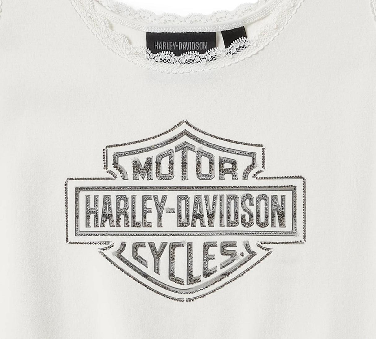 Harley-Davidson Women's Essential Bling Lace Trim Tank