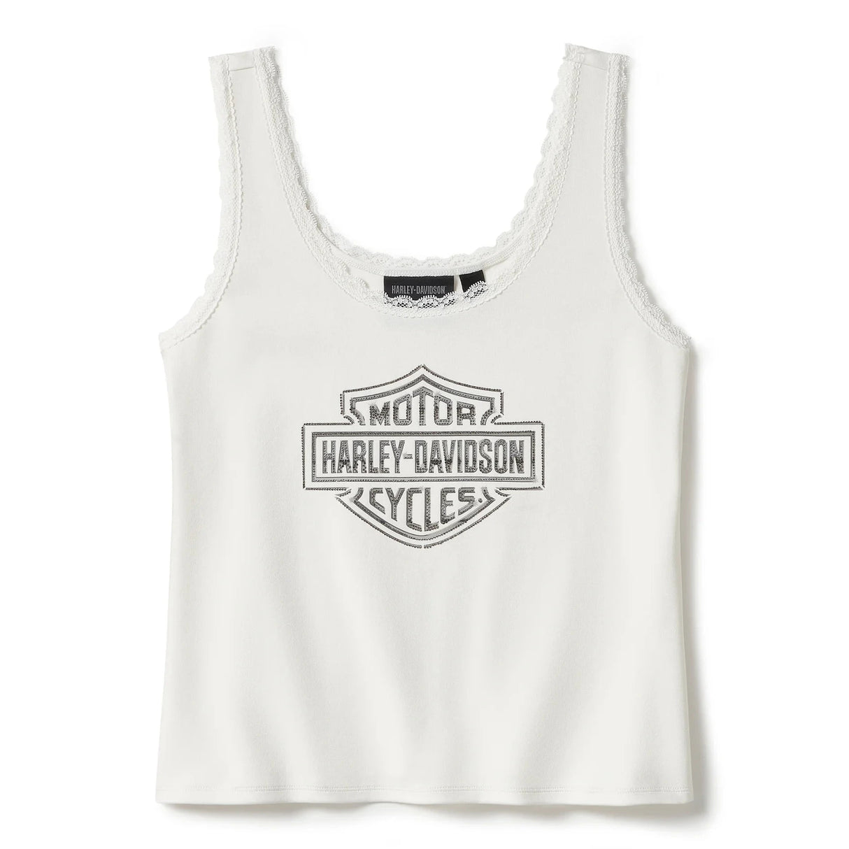 Harley-Davidson Women's Essential Bling Lace Trim Tank